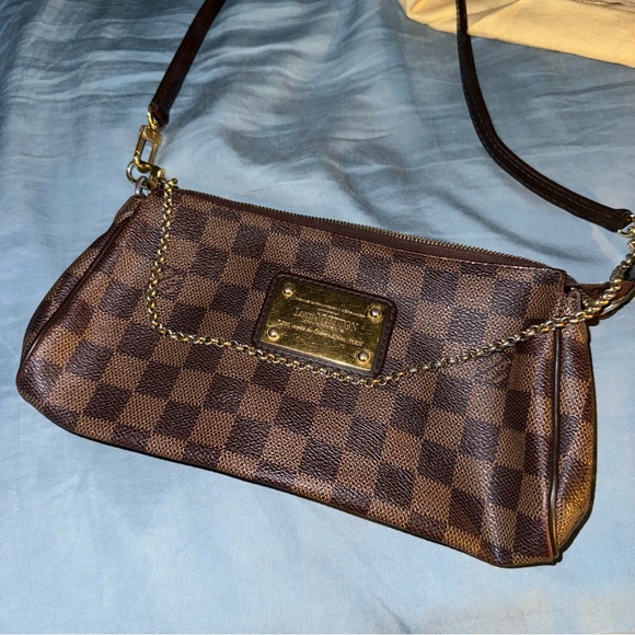 FINAL PRICE Louis Vuitton Eva bag in Damier ebene - Picture 3 of 9